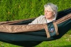 Travel Hammock Green / Coyote Brown by MacaMex MA-0920508-OLD color grün